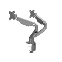 Support de bras de moniteur à ressort à gaz Support de support de moniteur à double hauteur réglable