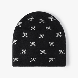 Gorro de Punto Urbano de Alta Calidad, Gorro de Jacquard Moderno y a la Moda para Exteriores, Gorros de Diseñador con Logotipo Personalizado y Bordado - Product Image 3