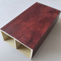 Hollow Square Timber Tube Moisture-Proof Interior Wall Partition Size50*100 Customizable Modern Villa Commerce Household Graphic