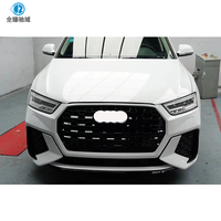 Pour Audi Q3, modification de l'assemblage du pare-chocs avant en kit de pare-chocs RSQ3, mise à niveau pour les modèles anciens 2012-2018, calandre en nid d'abeille RSQ3
