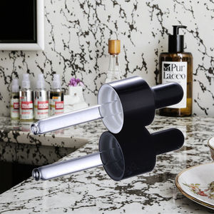 ขวดแก้วสีเหลืองอำพันสีเขียวขนาด30มล. กระบอกก้นหนาสำหรับน้ำมันเอสเซนส์หรือเซรั่มด้วยปิเปตต์ - Product Image 4