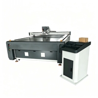 Machine de découpe numérique CNC à couteau oscillant, découpeuse à table plate pour tissu, textile, panneau KT, mousse, PVC, EVA