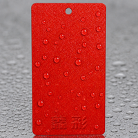 Revêtement en poudre époxy polyester à texture métallique froissée HYXC pour application par pulvérisation sur voitures, bateaux et meubles