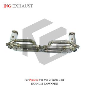 Échappement en titane ING, échappement Catback, downpipe pour 991.2 3.8 avec échappement de haute qualité - Product Image 2