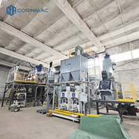 Ligne de production de mortier sec ciment-gypse CORINMAC, adhésif pour carrelage, machine de fabrication de carreaux de céramique, multi-tension (220V-440V), utilisation facile