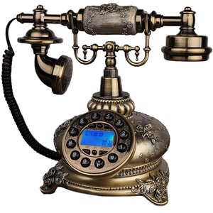 Labada F04ย้อนยุคยุโรปชนบทแฟชั่นย้อนยุคโทรศัพท์บ้านความคิดสร้างสรรค์ไร้สายโทรศัพท์บ้านแบบมีสายส่งข้อความเสียง - Product Image 2