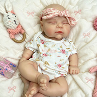Poupée Reborn en Silicone Souple de 18 Pouces, Réaliste et Anatomiquement Correcte, Cadeau Surprise, Accessoire de Photographie pour Bébé Prématuré