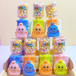 Mini dispensador de agua de plástico con forma de cabeza de tren de dibujos animados, dulces de goma/bollos, prensa de aperitivos, sabor a frutas/verduras, Mini bollos al por mayor - Product Image 2