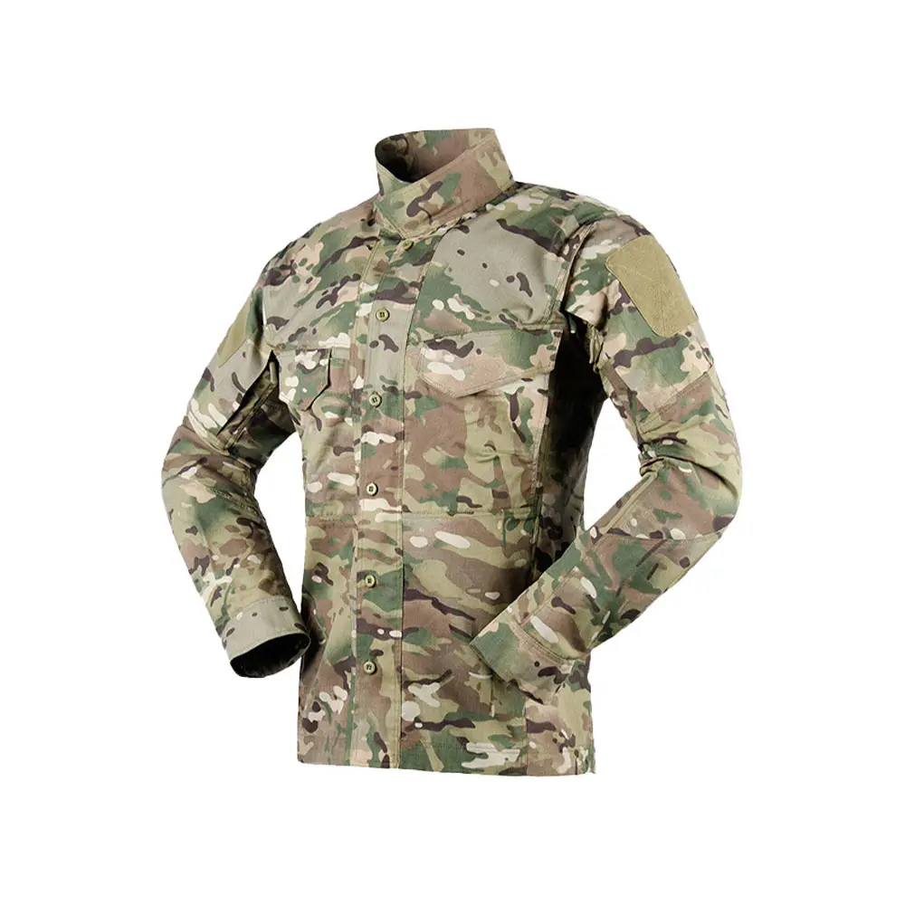 Tronyond jaket taktis kamuflase, pakaian seragam Taktis kamuflase Amerika ACU CP, jaket tempur katak musim dingin luar ruangan
