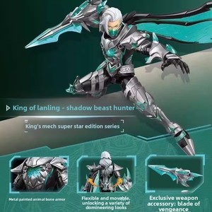 Enlightenment Wonder Blocks, Figuras de Construcción de Modelos Mecha de Material ABS con Temática de Honor Kings, Juguete de Ensamblaje para Niños de 14 Años en Adelante - Product Image 5