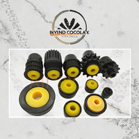 Roulement à billes en acier inoxydable de haute qualité avec capuchon d'extrémité de roue solide, capacité de charge de 300 kg, longue durée de vie, couleur personnalisée, état neuf