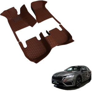 Alfombrillas para coche con volante a la izquierda, compra al por mayor, accesorios interiores para coche, alfombra para coche para <span class=keywords><strong>Skoda</strong></span> <span class=keywords><strong>Octavia</strong></span> NX MK4 2020 - 2023 5 plazas - Product Image 1