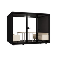 Cabine de bureau acoustique insonorisée, cabine de visioconférence, cabine d'isolation sonore pour bureaux en immeuble de bureaux