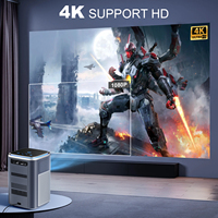 Projecteur de films sans fil 4K NBD T100 Led avec télécommande de table de bureau TV
