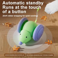 Ratón Eléctrico Inteligente para Gatos y Perros, Juguete Interactivo con Activación Táctil, Funcionamiento Automático, Evitación de Obstáculos, Juego Autónomo para Gatos de Interior, Alivio del Aburrimiento