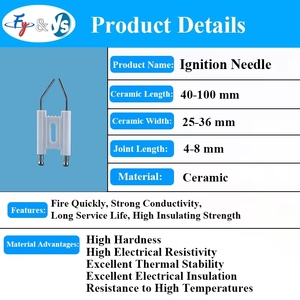 Thử nghiệm miễn phí điện gốm đánh lửa đánh lửa, Kim đánh lửa Gốm, điện cực đánh lửa nhỏ cho dầu Burner - Product Image 3