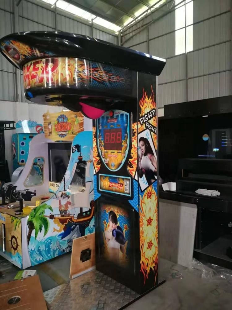 2020 Big boxe punch machine jeux d'arcade machine de boxe machine de rachat de billets