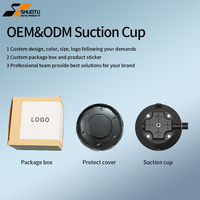 Dudukan Suction Cup Heavy-Duty 4.5'' OEM Kustom dengan Ulir 1/4 3/8, Dudukan Tripod Suction Cup untuk Kaca Depan Mobil, Dudukan GoPro
