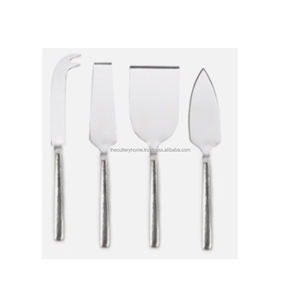 Stainless Steel Gold Finished Green Resin Handmade Handle Cheese Tools <b>set</b> high quality luxury cheese knives <b>set</b> - Product Image 3