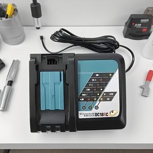 Cargador Rápido Actualizado 5A 6A DC18RD Compatible <span class=keywords><strong>con</strong></span> Batería de Iones de Litio de 18V Compatible <span class=keywords><strong>con</strong></span> BL1830, BL1840, BL1850, BL1860 - Product Image 3