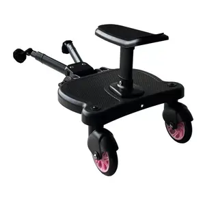 Hot Sales Pedaal Tweeling Kinderwagen Staande Plaat Rider Buggy Board Broer Of Zus Board Tweede Kind Artefact Trailer