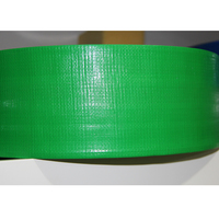 Vente chaude Flexible Vert Couleur PE Tressé Lay Flat Tuyau D'eau pour l'Agriculture Système D'irrigation Usine Coupe Directe