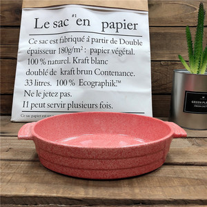 Fábrica populares forma oval de cerámica de utensilios <span class=keywords><strong>para</strong></span> <span class=keywords><strong>hornear</strong></span> con dos asas <span class=keywords><strong>para</strong></span> restaurante y uso <span class=keywords><strong>en</strong></span> el hogar - Product Image 4