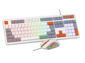 <span class=keywords><strong>Clavier</strong></span> de jeu mécanique filaire USB 104 touches <span class=keywords><strong>avec</strong></span> rétroéclairage 7 couleurs, anti-ghosting, Plug & Play, logo personnalisé, <span class=keywords><strong>compatible</strong></span> PC/<span class=keywords><strong>PS4</strong></span> - Product Image 2