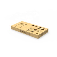 Support de moniteur de simulation de course LRS09-SR01, support de sol pour écran unique, bras réglable VESA pour simulateur de jeu, configuration de cockpit