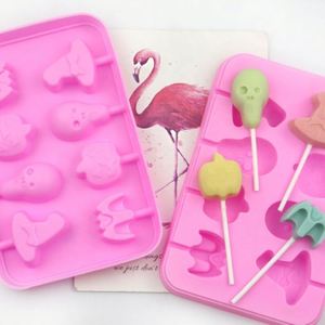 Molde de Silicona Ecológico para Piruletas con Diferentes Diseños de Halloween, 8 Cavidades, Herramienta para Hacer Chocolate a Mano, Molde para Dulces DIY, OEM/ODM - Product Image 2