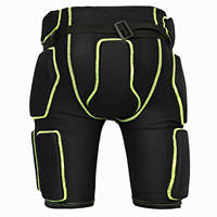Short de football américain YOUNGSON pour homme, avec ceinture ajustable, 5 coussinets de compression, moulé en 3D et respirant