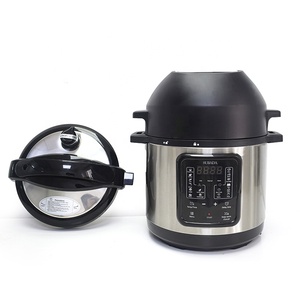 <span class=keywords><strong>Olla</strong></span> <span class=keywords><strong>a</strong></span> <span class=keywords><strong>presión</strong></span> eléctrica, freidora de aire, cocina múltiple, 6 L, <span class=keywords><strong>pollo</strong></span> <span class=keywords><strong>asado</strong></span>, pastel de camarones, bistec, arroz, cocción lenta, vapor preestablecido, mantener caliente - Product Image 5