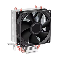 ESGAMING Factory Gaming 2 caloducs CPU refroidisseur de refroidissement par air 4 broches multi-plate-forme éclairage rvb intégré PC ordinateur dissipateur de chaleur ventilateur