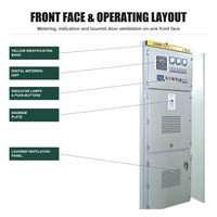 Tableau de distribution intérieur métallique KYN28A-12(Z) avec panneau d'alimentation entrante 12kV et armoire de disjoncteur à vide extractible