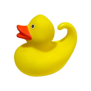 उच्च गुणवत्ता वाले थोक 3.5 इंच क्लासिक सादे पीले स्नान खिलौना विनाइल पर्यटक स्मारिशिंग खेल स्नान टब रबर बतख - Product Image 1