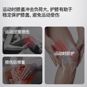 Adult <b>Knee</b> <b>Support</b> Pad For Outdoor Sports And Fitness Unisex All Seasons Wear Resistant Sprain Protection - Product Image 4