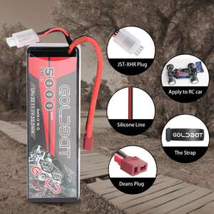 Hard case rc battery 50c <strong>3</strong> s 11,1 v 5000 mah heigh discharge battery lipo rc car toys battery pack - Product Image 4