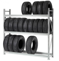 Ylwhjzd — étagère de magasin de pneus robuste, casier de supermarché, échelle de garage, système de racage en acier, pour entrepôt, étagères de rangement