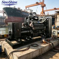 Groupe électrogène à turbine à gaz SinoShine 300 kW 600 kW, groupe électrogène conteneurisé à démarrage automatique ATS, centrale électrique industrielle