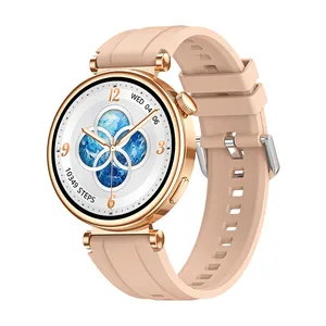 Da donna NFC braccialetto intelligente IP68 impermeabile Amoled Display femminile assistente BT chiamata GT4 Mini Smart Watch