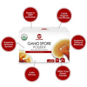 GANOHERB USDA одобренный 100% органический порошок спор гриба Рейши - Product Image 2