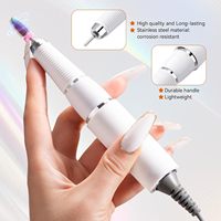 Pièce à main électrique en plastique 30000 tr/min pour ponceuse à ongles professionnelle Up200, lime électrique 3 broches blanche CA2E0529