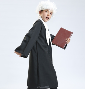 Costume d'<span class=keywords><strong>avocat</strong></span> d'Halloween pour enfants costume de performance costume de juge de jeu de rôle professionnel pour enfants - Product Image 4