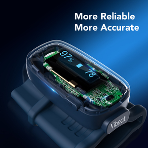 Wellue oxyfit ngón tay xung oximeters Bluetooth SpO2 cảm biến có thể sạc lại xung Oximeter với bộ nhớ - Product Image 3