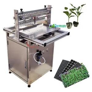 factory price tomato seed nursery tray sowing machine onion seeds plug tray seeding machine Flower Growing Tray seeder planter