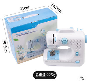Mini machine à coudre domestique multifonction, neuve, avec mécanisme d'alimentation manuel et pied entraîneur, pour cuir, tissu et textile sur mesure - Product Image 5