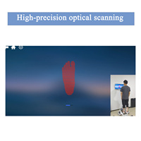 Scanner 3D de haute précision pour pieds, machine de numérisation rapide sans contact pour la mesure personnalisée des semelles intérieures et de la forme du pied