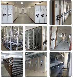 All-steel Motorized Compact Shelving Capable of Automatically and <b>Office</b> Storage <b>Unit</b> Commercial Furniture for High-density Ware - Product Image 5