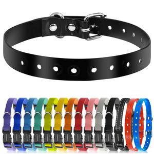 Venta caliente collares reflectantes para perros de caza correas de estilo occidental perros pequeños medianos grandes Uso de mascotas collares recubiertos de TPU - Product Image 5