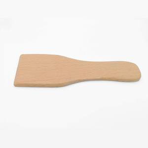 Spatule à <span class=keywords><strong>Raclette</strong></span> en bois pour casseroles antiadhésives ensemble d'ustensiles de cuisson en bois outils de cuisine - Product Image 5